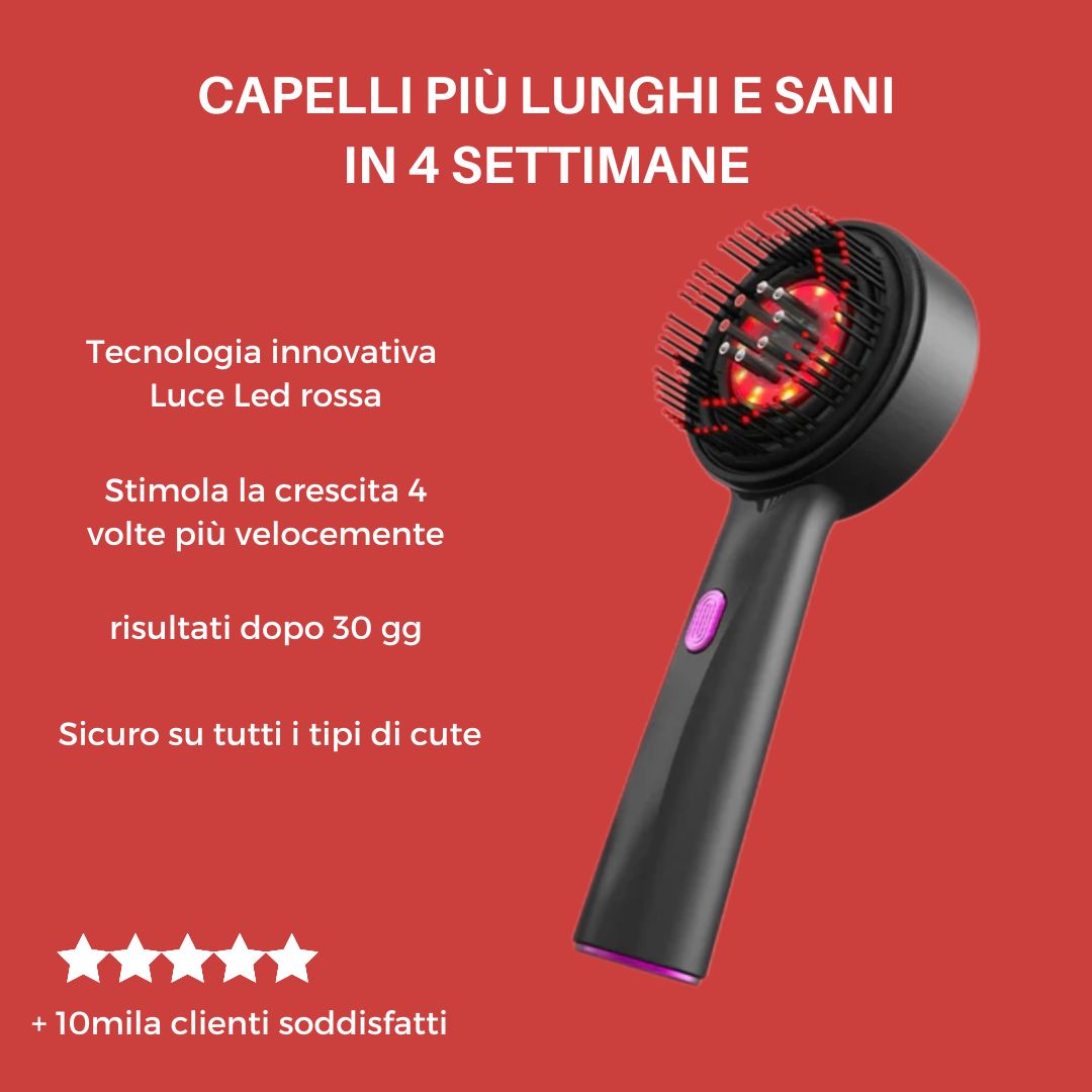 HairLux - La Spazzola Anticaduta Professionale per Capelli più Lunghi e Sani