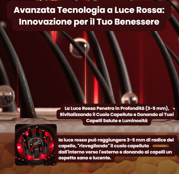 HairLux - La Spazzola Anticaduta Professionale per Capelli più Lunghi e Sani